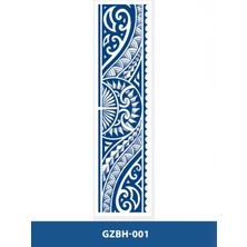 GZBH-001 Yarı Kalıcı Etnik Desen Şerit Dövme-Tatto