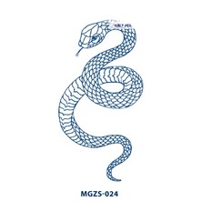 Tattoo MGZS-024 Yarı Kalıcı Kobra Yılanı Desen Dövme