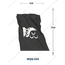 Tattoo MQQ-058 Üç Hilalli Kurt Bayrağı Desen Geçici Dövme