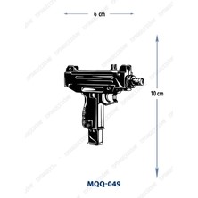 Tattoo MQQ-049 Mini Uzi Desen Geçici Dövme