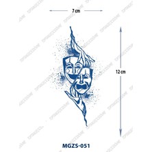 MGZS-051 Yarı Kalıcı Maske ve El Desen Dövme-Tatto