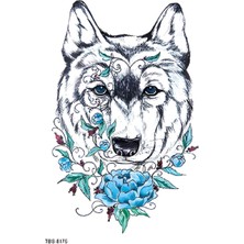 Tattoo TBS-8176 Orta Boy Kurt Desen Geçici Dövme