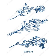Tattoo GZS-073 Yarı Kalıcı Gül Desen Dövme-Tatto