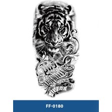 Tattoo FF-180 Orta Boy Aslan Desen Geçici Dövme-Tatto