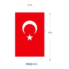 Tattoo MQQ-033 Türk Bayragı Desen Geçici Dövme-Tatto