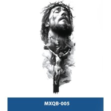 Tattoo MXQB-005 Orta Boy Çarmaga Çekilen Isa Desen Geçici Dövme-Tatto