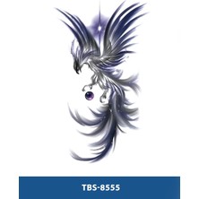 Tattoo TBS-8555 Orta Boy Anka Kuşu Desen Renkli Geçici Dövme-Tatto