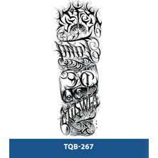 TQB-267 Yazılı Geçici Kol Dövmesi-Tatto