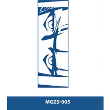 Tattoo MGZS-005 Yarı Kalıcı Japan Göz Desen Dövme