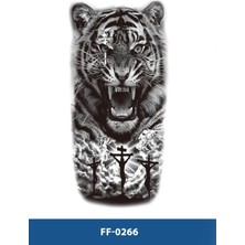 Tattoo FF-266 Orta Boy Aslan Desen Geçici Dövme