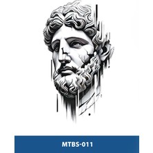 Tattoo MTBS-011 Orta Boy Etnik Tabanca Desen Geçici Dövme
