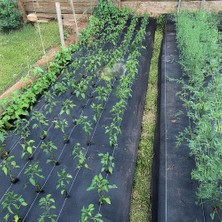 Sera Taban Örtüsü - Jüt Taban Örtüsü - Siyah - 1,5 Metre Enli