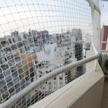 Morilu Kedi Filesi - Kedi Ağı - 4 cm Gözenek 2,5 mm Ip - Balkon Filesi - Kedi Koruma Ağı - Numune, Numune