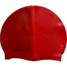 Bermuda Silikon Deniz ve Havuz Bonesi T708602 Kırmızı