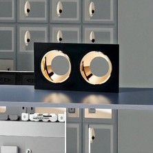 Jaguar Kare Spot ( Siyah Kasa-Bakır )(2'li) CT-5056