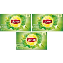 Lipton Bardak Poşet Yeşil Çay Sade 20'Li x 3 Adet