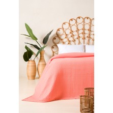 Viva %100 Pamuk Turuncu Pike 200X220 2601