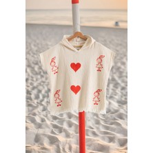 Varol Organik %100 Pamuk Müslin Çocuk Panço - Lovely