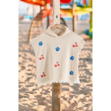 Varol Organik %100 Pamuk Müslin Çocuk Panço - Pati