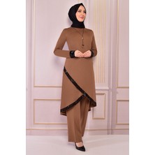 Pullu Tesettür Abiye Ikili Takım 2559