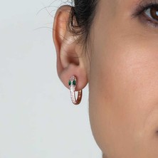 925 Ayar Gümüş Yılan Tasarım Küpe