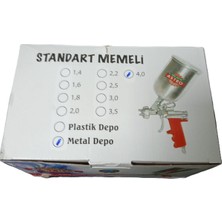 4 Numara Üstten Hazneli Metal Depolu Jelkot Tabancası
