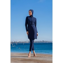 Ruko 25204-2 Crop Model Lycra Kumaş Tesettür Mayo