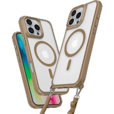 iPhone 16 Pro Kılıf Enka Magsafe Silikon Kılıf - Desert - NVRS5720-3885