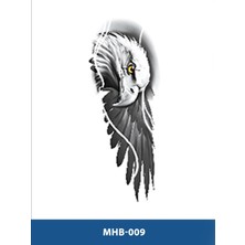 Tattoo MHB-009 Orta Boy Kartal Desen Geçici Dövme