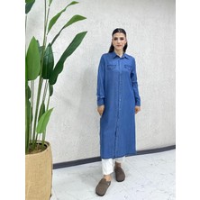 Denim Uzun Kap