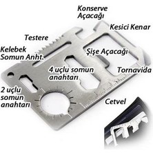 Jetfast Survival Acil Durum Kit Yardım Kartı 11 Fonksiyon