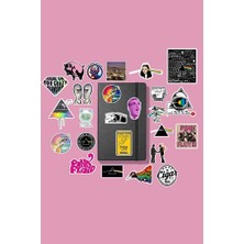 Pink Floyd Sticker Paketi /bullet Journal Defter Çıkartma Ajanda Laptop Etiket