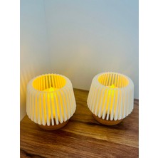 Dekoratif Modern tasarım Mumluk Tealight