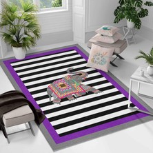 Kaymaz Taban Yıkanabilir Halı – Mutfak, Salon, Yatak Odası Için Modern Dijital Baskı Halı