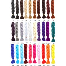X-Pression Afrika Zenci Örgüsü ve Rasta İçin Sentetik Saç 165 GR SİYAH #1