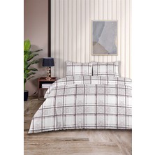  Hermes %100 Pamuk Tek Kişilik Nevresim Takımı 160X220CM Mürdüm