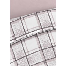  Hermes %100 Pamuk Tek Kişilik Nevresim Takımı 160X220CM Mürdüm