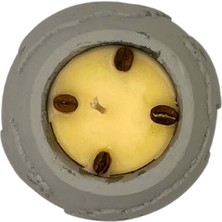 Küre Beton Saksıda Kahve Kokulu Dekoratif Mum