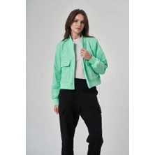 Exuma Kadın CEKET-1521158 Su Yeşili