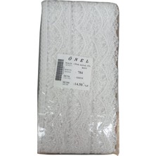 Dantel Polyester Sanal Tül Bant Krem 14,50 Metre En 3 cm ON-784-KR