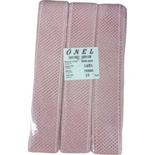 Dantel Polyester Güpür Bant Pembe 15 Metre En 3 cm ON-1651-P