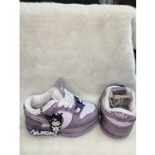 Simli Lila Sneaker – Karakter Figürlü Kız Çocuk Ayakkabı