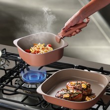 Neoflam Fika Comfort Terracota Tencere, Tava ve Fırın Kabı Seti