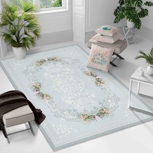 Kaymaz Taban Yıkanabilir Halı – Mutfak, Salon, Yatak Odası Için Modern Dijital Baskı Halı (SLNHAL171)