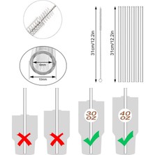 Stanley Quencher 1.18 Lt Uyumlu 6lı Pipet Termos Pipeti–