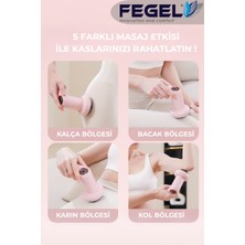 FG-720 Shiatsu 5 Başlıklı Masaj Aleti,6 Hız Kademeli, Yağ Yakımını Destekleyen Tüm Vücut Masaj