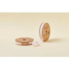 Biyelli Biye Puanlı Katlı B06 Turuncu 2 cm 25 Metre %65 Koton %35 Polyester