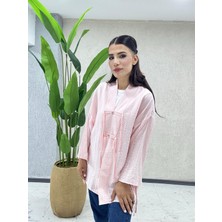 Pamuklu Önden Bağcıklı Kimono