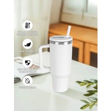 Stanley Quencher 40 Oz Uyumlu Pipetli Termos Sızdırmaz Kapak Seti –