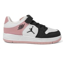 Cool Haykat Siyah-Pembe Cırtlı Ortopedik Sneakers Kız Çocuk Spor Ayakkabı